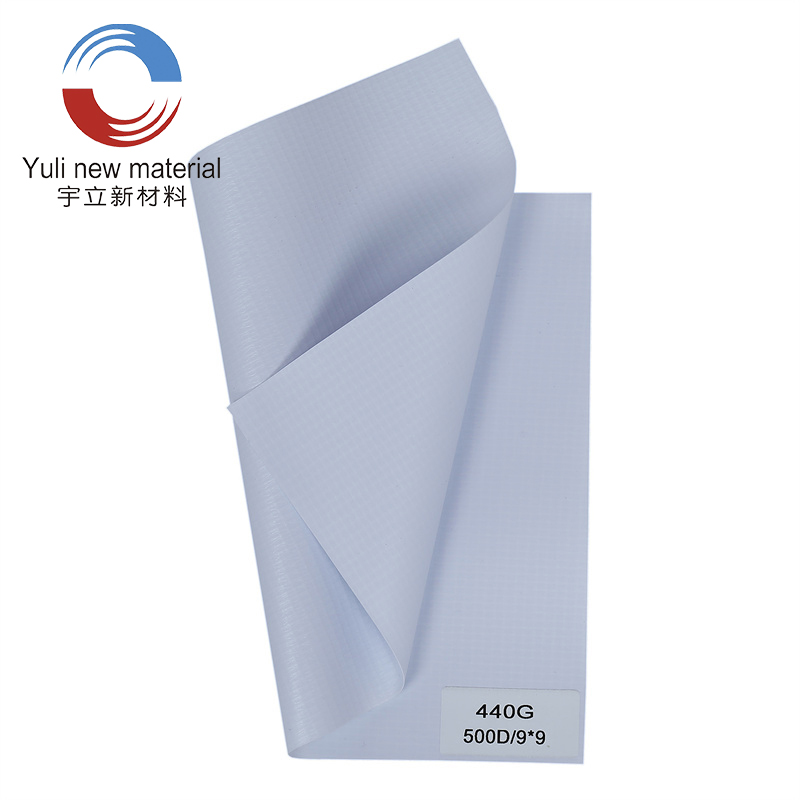 440gsm 500D×500D 9×9 Sıcak Lamine PVC Flex Banner